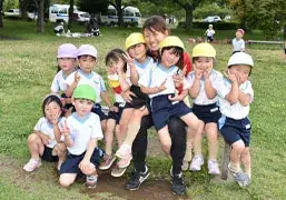 「元気・勇気・根気の子」を教育目標にしています！